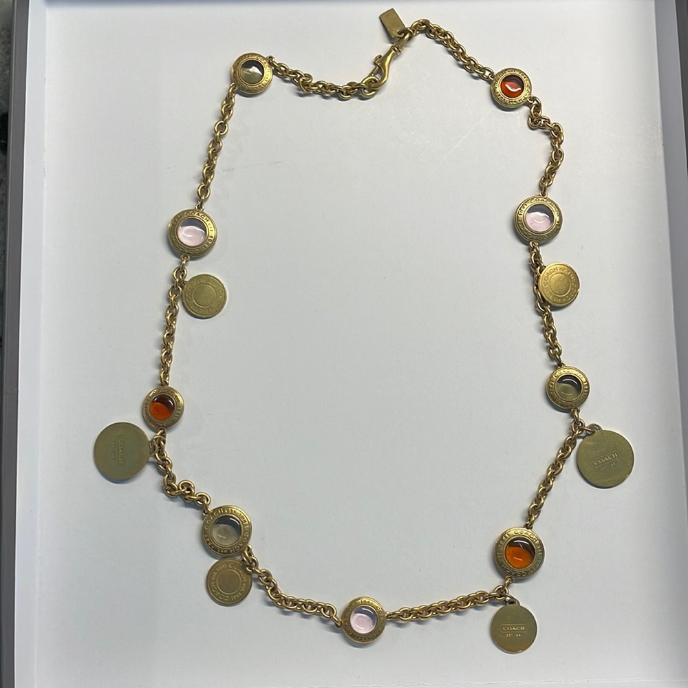 Coach statement necklace (vintage)